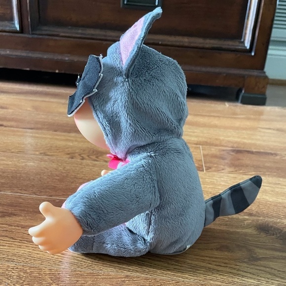 Cabbage Patch baby doll dressed as a raccoon - Picture 2 of 6